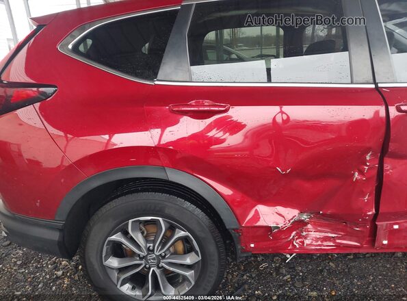 2HKRW2H80MH685475 2021 HONDA CR-V Red ხელსაწყოთა პანელის ხედი