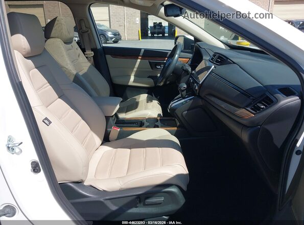 2HKRW2H95NH650859 2022 HONDA CR-V White Widok wnętrza z przodu