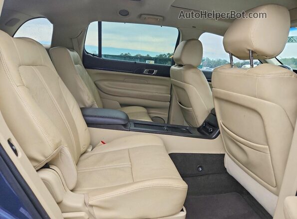 2LMHJ5AT1JBL01284 2018 LINCOLN MKT Blue Widok wnętrza z tyłu