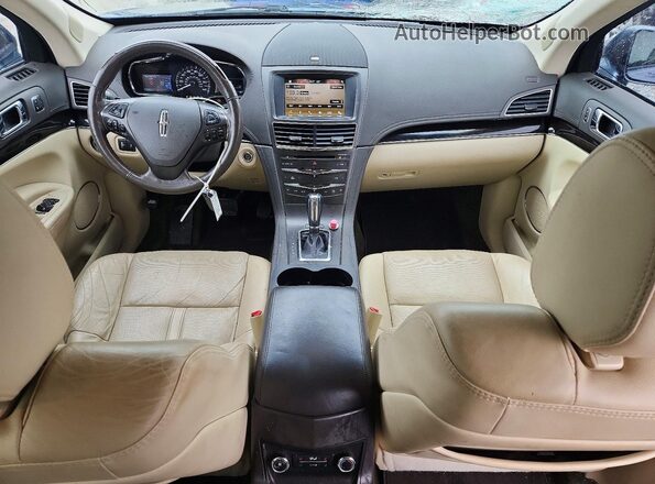 2LMHJ5AT1JBL01284 2018 LINCOLN MKT Blue Widok deski rozdzielczej