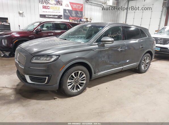 2LMPJ6J97LBL20463 2020 LINCOLN NAUTILUS Серый Передняя левая четверть