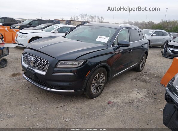 2LMPJ6J99NBL17468 2022 LINCOLN NAUTILUS Blue Առջևի ձախ երեք քառորդ տեսարան