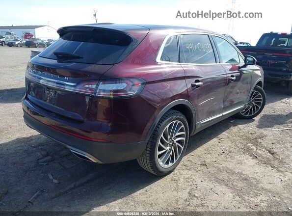 2LMPJ6K91LBL34535 2020 LINCOLN NAUTILUS Burgundy Задня права чверть