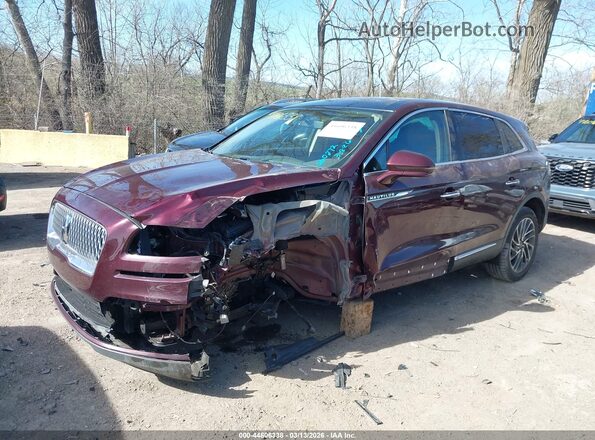 2LMPJ6K91LBL34535 2020 LINCOLN NAUTILUS Burgundy Вид спереду
