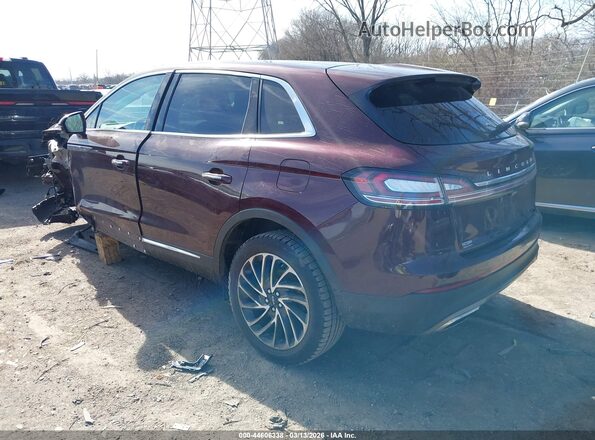 2LMPJ6K91LBL34535 2020 LINCOLN NAUTILUS Burgundy Задня ліва чверть