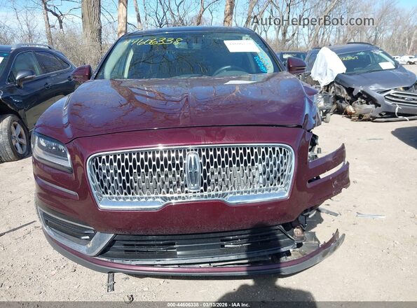 2LMPJ6K91LBL34535 2020 LINCOLN NAUTILUS Burgundy Вид задньої частини салону