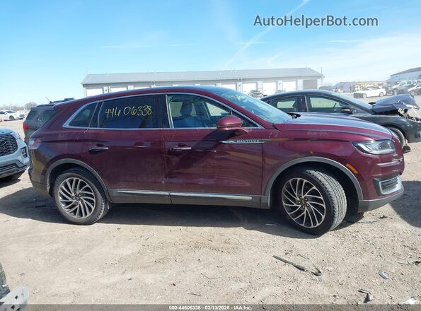 2LMPJ6K91LBL34535 2020 LINCOLN NAUTILUS Burgundy Панорамний вид салону 360°