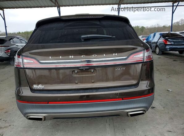 2LMPJ6K94KBL12687 2019 LINCOLN NAUTILUS Brown 
