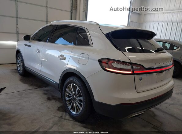 2LMPJ6K98KBL24437 2019 LINCOLN NAUTILUS White Հետևի ձախ