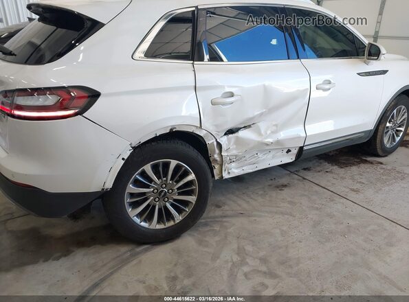 2LMPJ6K98KBL24437 2019 LINCOLN NAUTILUS White Դիմացի տեսք