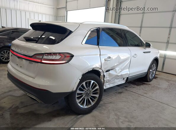 2LMPJ6K98KBL24437 2019 LINCOLN NAUTILUS White Հետևի աջ