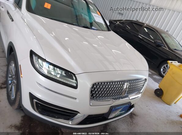 2LMPJ6K98KBL24437 2019 LINCOLN NAUTILUS White Սարքավորումների վահանակի տեսք