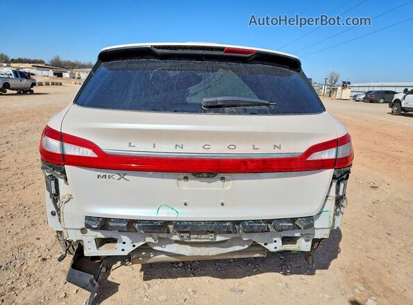 2LMPJ6KR3HBL24435 2017 LINCOLN MKX White Հետևի տեսք