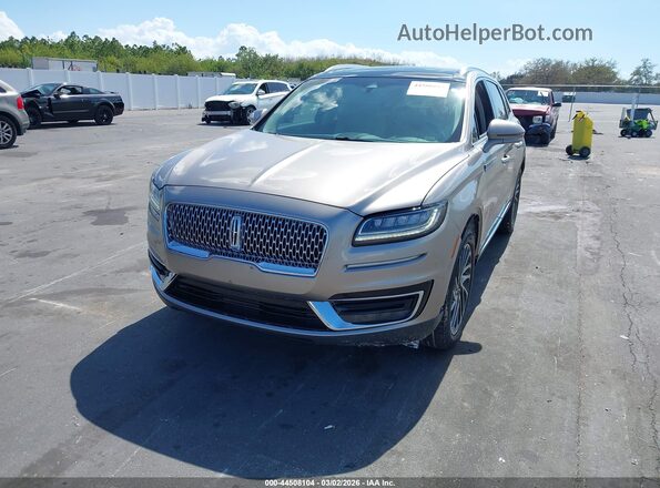 2LMPJ6L96KBL13385 2019 LINCOLN NAUTILUS Серебряный 