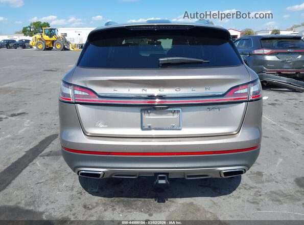 2LMPJ6L96KBL13385 2019 LINCOLN NAUTILUS Серебряный 