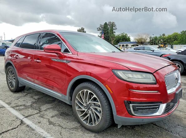 2LMPJ6L97KBL36769 2019 LINCOLN NAUTILUS Red 