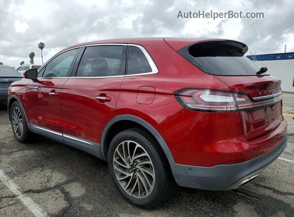 2LMPJ6L97KBL36769 2019 LINCOLN NAUTILUS Red 