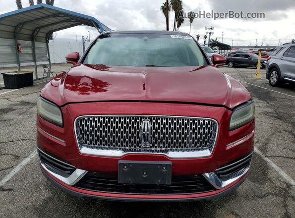 2LMPJ6L97KBL36769 2019 LINCOLN NAUTILUS Red 