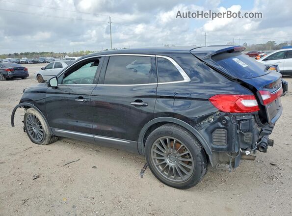 2LMPJ6LR6GBL60648 2016 LINCOLN MKX Black Trasero izquierdo