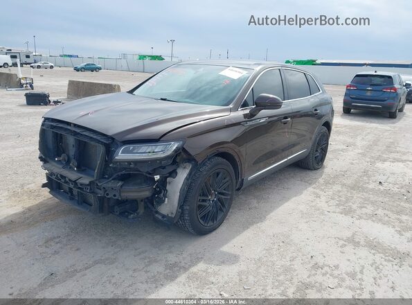 2LMPJ8K94KBL31395 2019 LINCOLN NAUTILUS Коричневый Передняя левая четверть