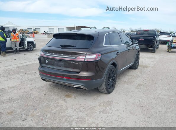 2LMPJ8K94KBL31395 2019 LINCOLN NAUTILUS Коричневый Задняя правая четверть