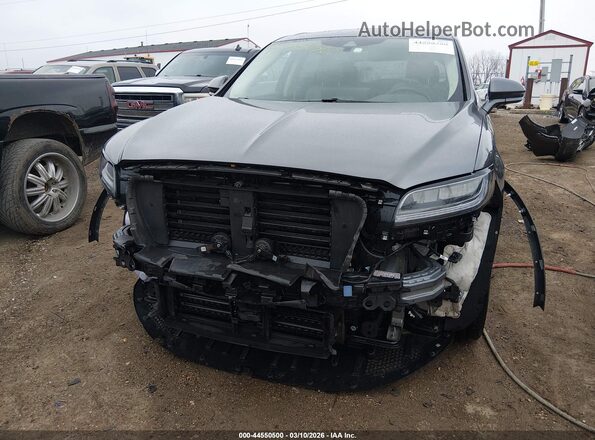 2LMPJ8K97PBL20592 2023 LINCOLN NAUTILUS Gray წინა ხედი