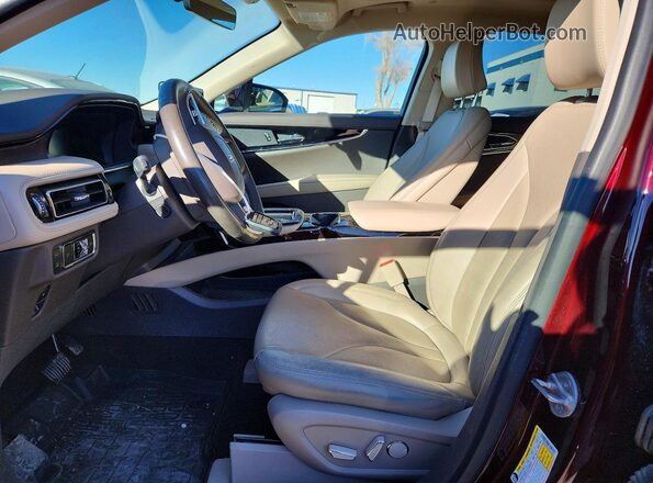 2LMPJ8KP4PBL22685 2023 LINCOLN NAUTILUS Burgundy Front interior view