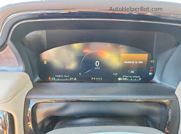 2LMPJ8KP4PBL22685 2023 LINCOLN NAUTILUS Burgundy Instrument cluster view