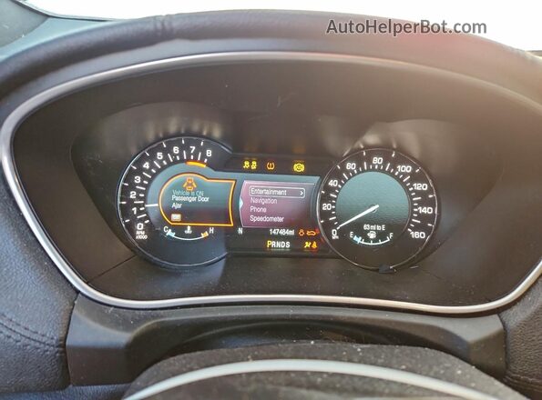 2LMPJ8KR0HBL28664 2017 LINCOLN MKX Gray Widok zestawu wskaźników
