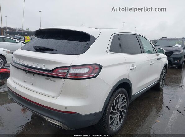2LMPJ8L95KBL16838 2019 LINCOLN NAUTILUS Белый Задняя правая четверть