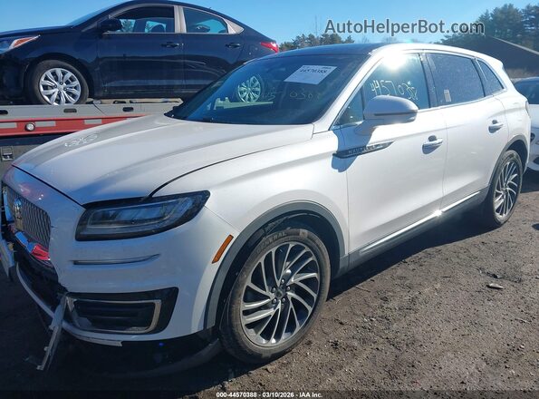 2LMPJ8L9XKBL64982 2019 LINCOLN NAUTILUS White Front left