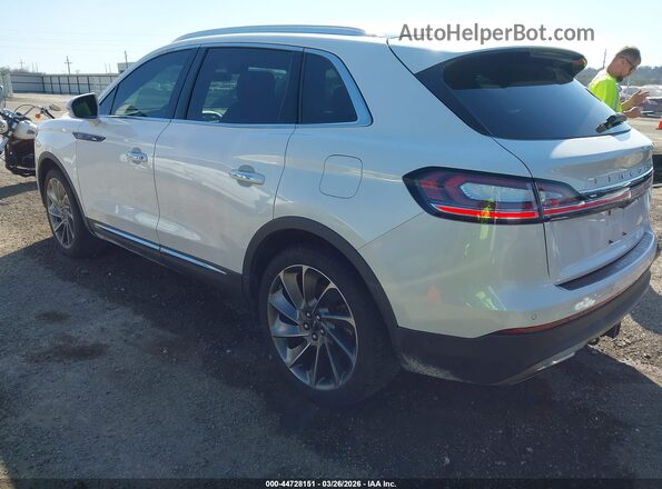 2LMPJ8LP2KBL31375 2019 LINCOLN NAUTILUS White უკანა მარცხენა