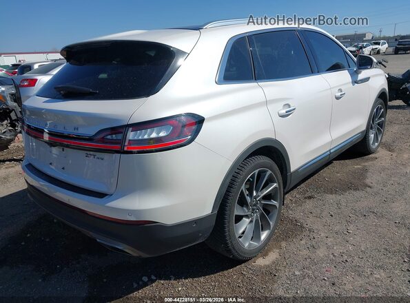 2LMPJ8LP2KBL31375 2019 LINCOLN NAUTILUS White უკანა მარჯვენა