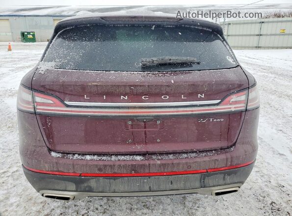 2LMPJ8LP5KBL47117 2019 LINCOLN NAUTILUS Maroon 