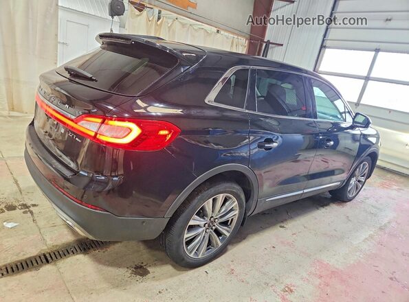 2LMPJ8LP9JBL14636 2018 LINCOLN MKX Черный Задняя правая четверть