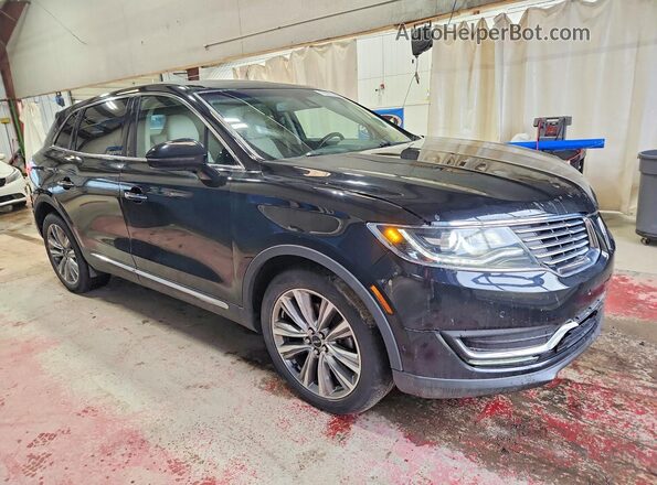 2LMPJ8LP9JBL14636 2018 LINCOLN MKX Черный Передняя правая четверть