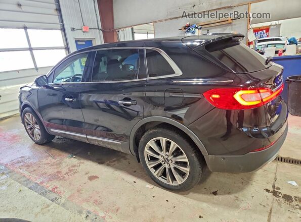 2LMPJ8LP9JBL14636 2018 LINCOLN MKX Черный Задняя левая четверть