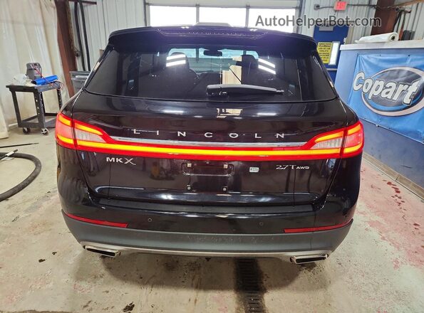 2LMPJ8LP9JBL14636 2018 LINCOLN MKX Черный Вид сзади