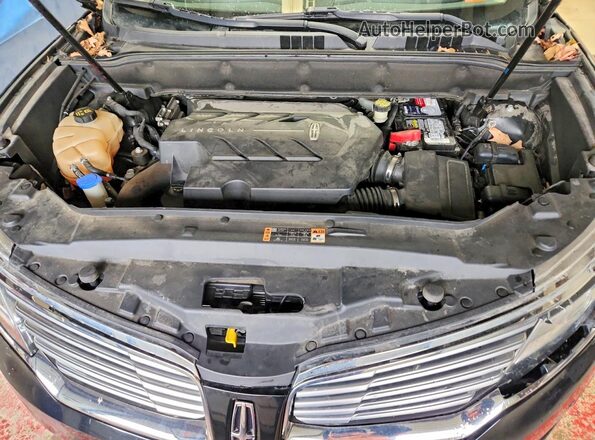 2LMPJ8LP9JBL14636 2018 LINCOLN MKX Черный Вид подкапотного пространства