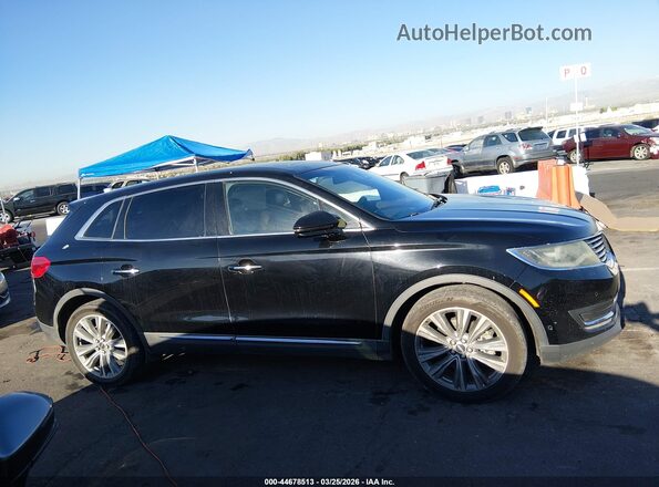 2LMPJ8LPXHBL15045 2017 LINCOLN MKX Black Rear interior view