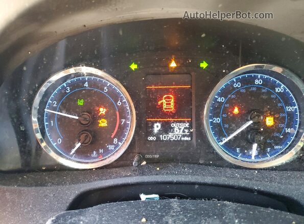2T1BURHE0HC868986 2017 TOYOTA LL White ხელსაწყოთა პანელის ხედი