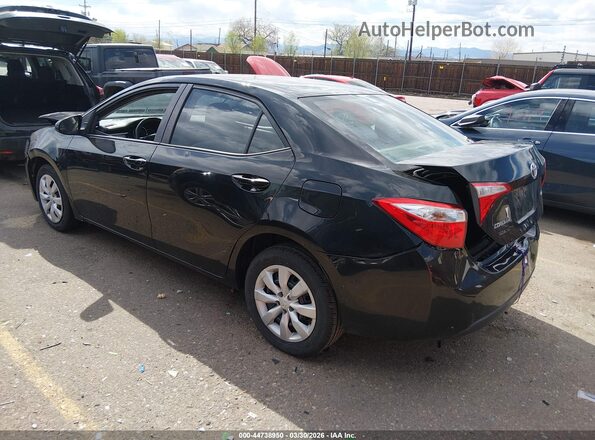 2T1BURHE1GC726550 2016 TOYOTA LL Black უკანა მარცხენა