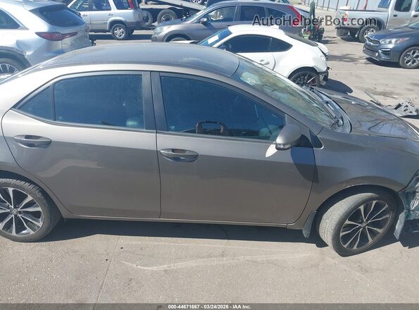 2T1BURHE1HC772803 2017 TOYOTA LL Gray Вид задньої частини салону