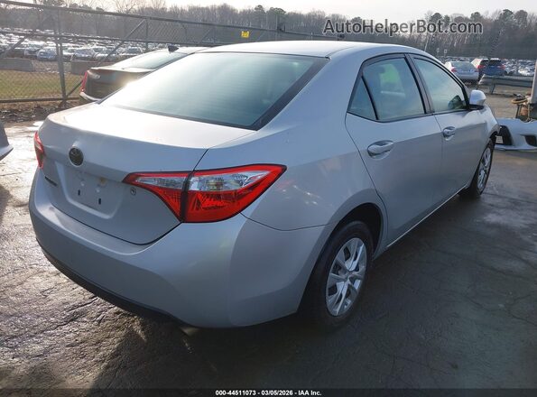 2T1BURHE2GC602593 2016 TOYOTA LL Silver Rear right