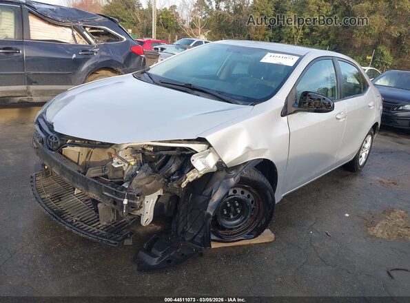 2T1BURHE2GC602593 2016 TOYOTA LL Silver Front left
