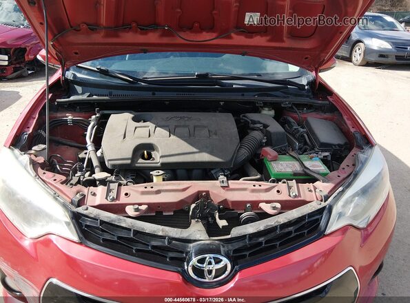 2T1BURHE2GC740375 2016 TOYOTA LL Red Вид ззаду