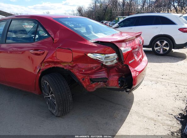 2T1BURHE2GC740375 2016 TOYOTA LL Red Вид спереду