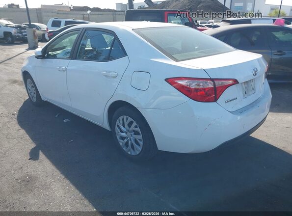 2T1BURHE2JC123615 2018 TOYOTA LL White Задня ліва чверть