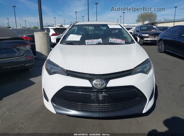 2T1BURHE2JC123615 2018 TOYOTA LL White Вид щитка приладів