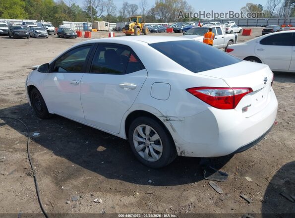 2T1BURHE3GC554814 2016 TOYOTA LL White Задня ліва чверть